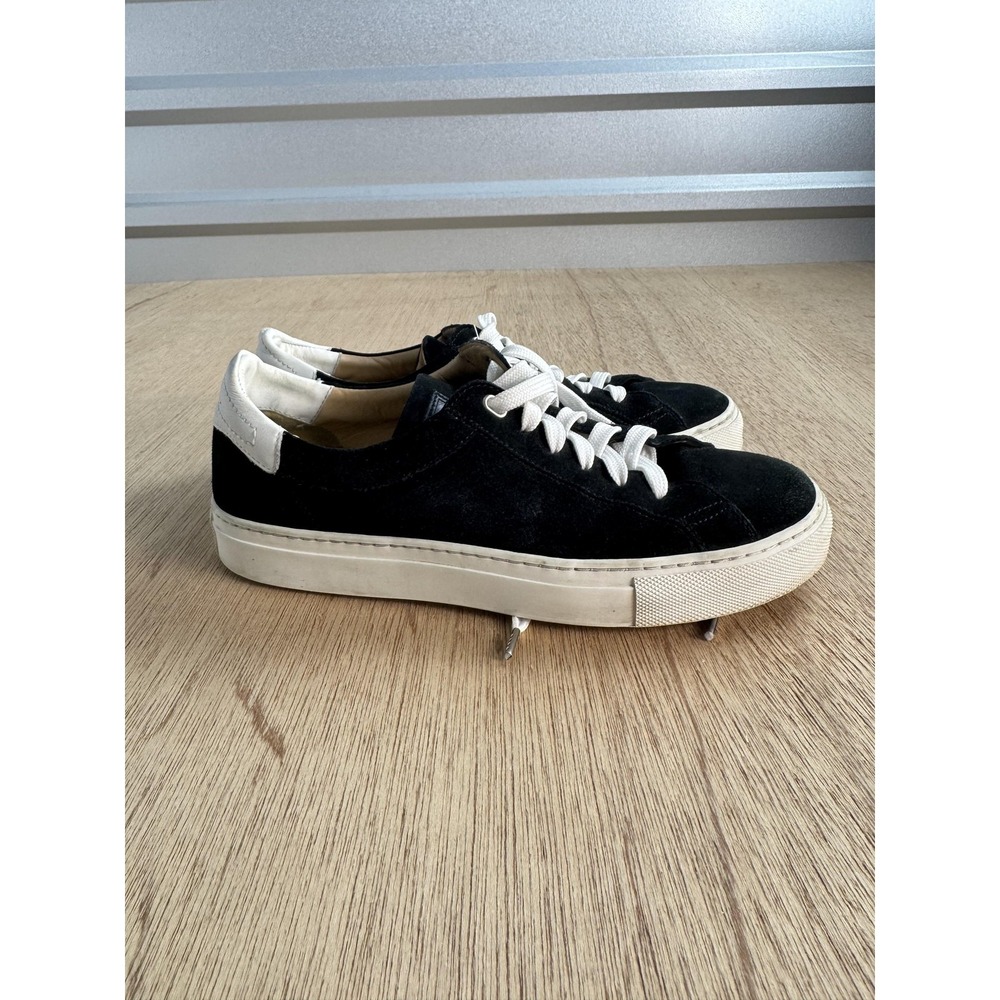 Belstaff Dagenham Shoes Mens Size 39 US 6.5‎ Black Low Top Casual Sneakers Italy